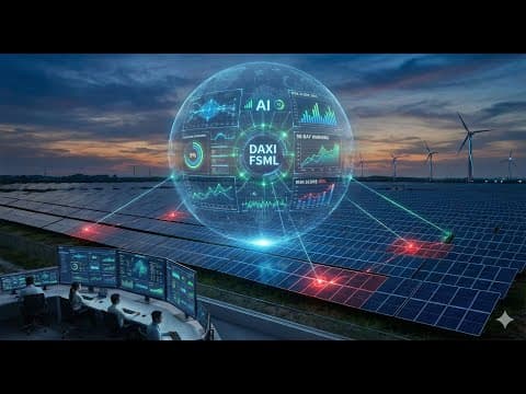 Daxi FSML: AI 수정 구슬 태양광 발전소 고장 예측